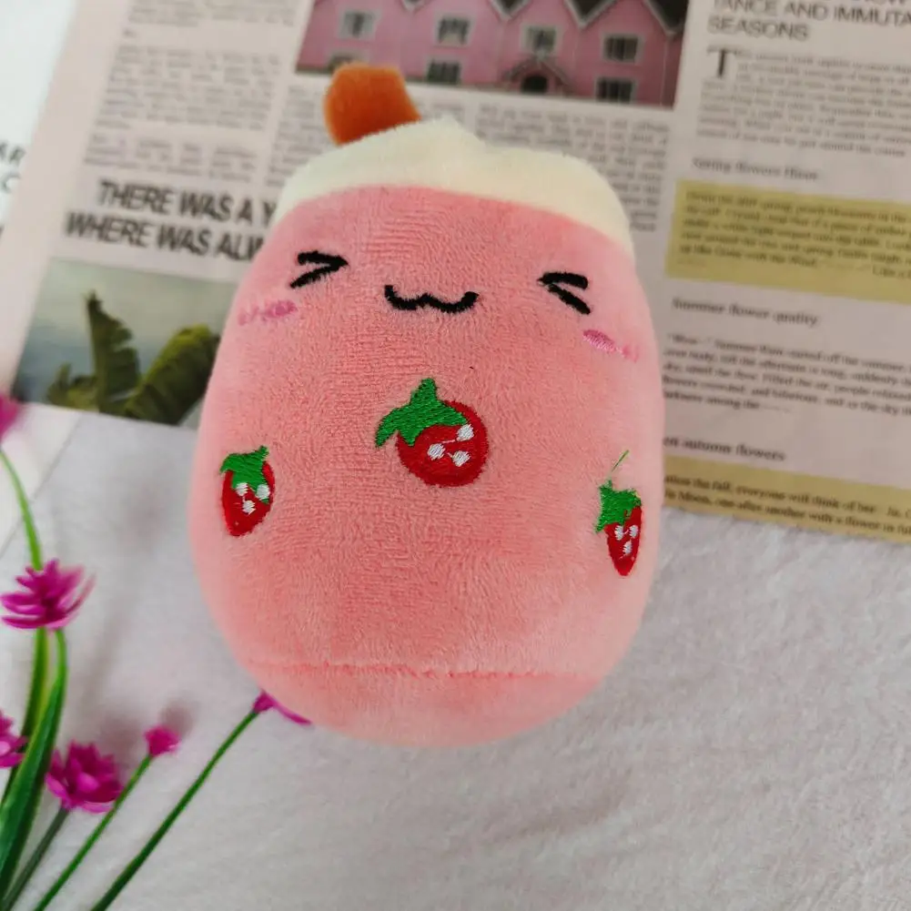 

Плюшевый брелок для чая с молоком Очаровательная чашка для молока плюшевая подвеска мультяшный пузырьковый чай Мягкая кукла украшение с рюкзаком для детей