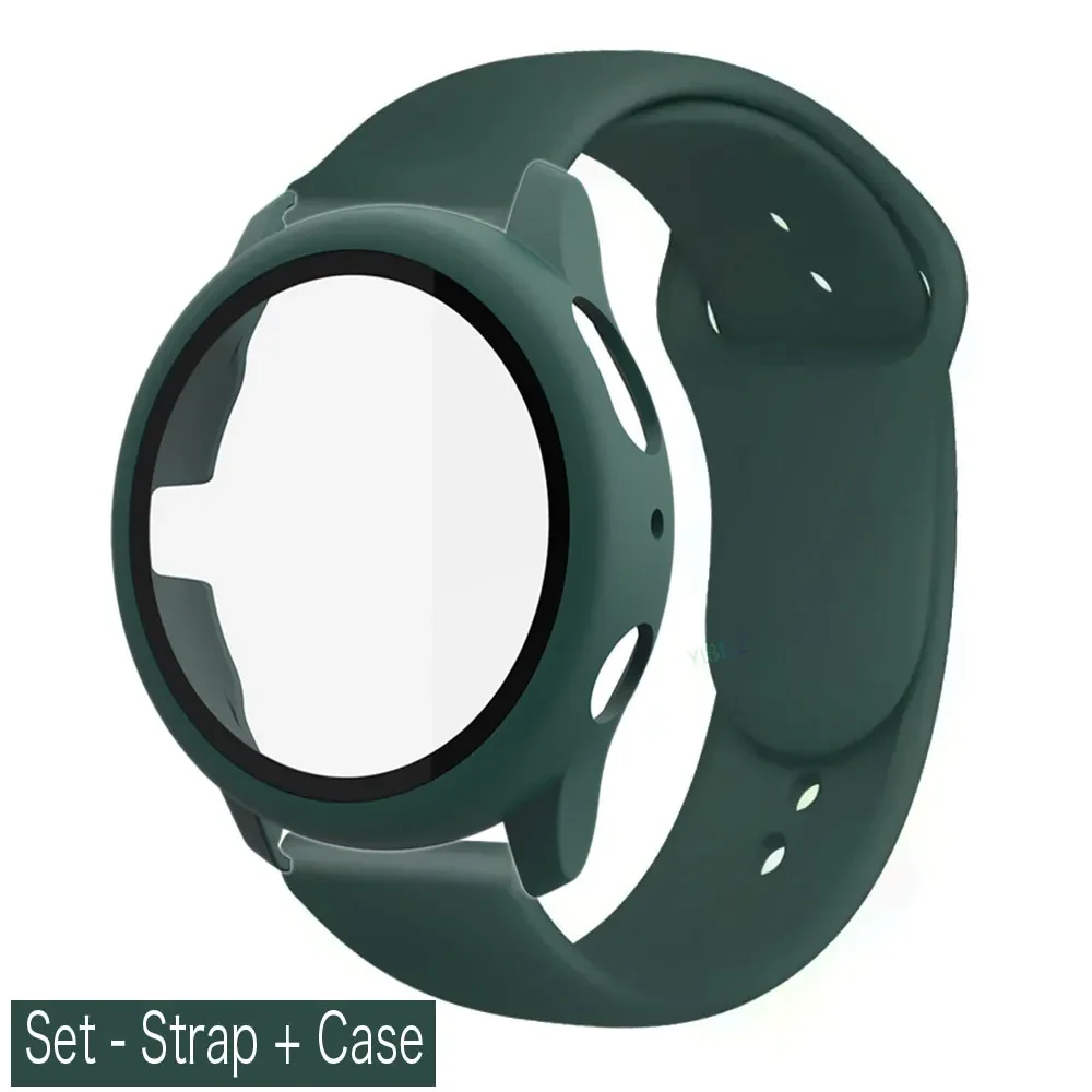Protective Glass Film Case & Strap Set with Bracelet Accessories
