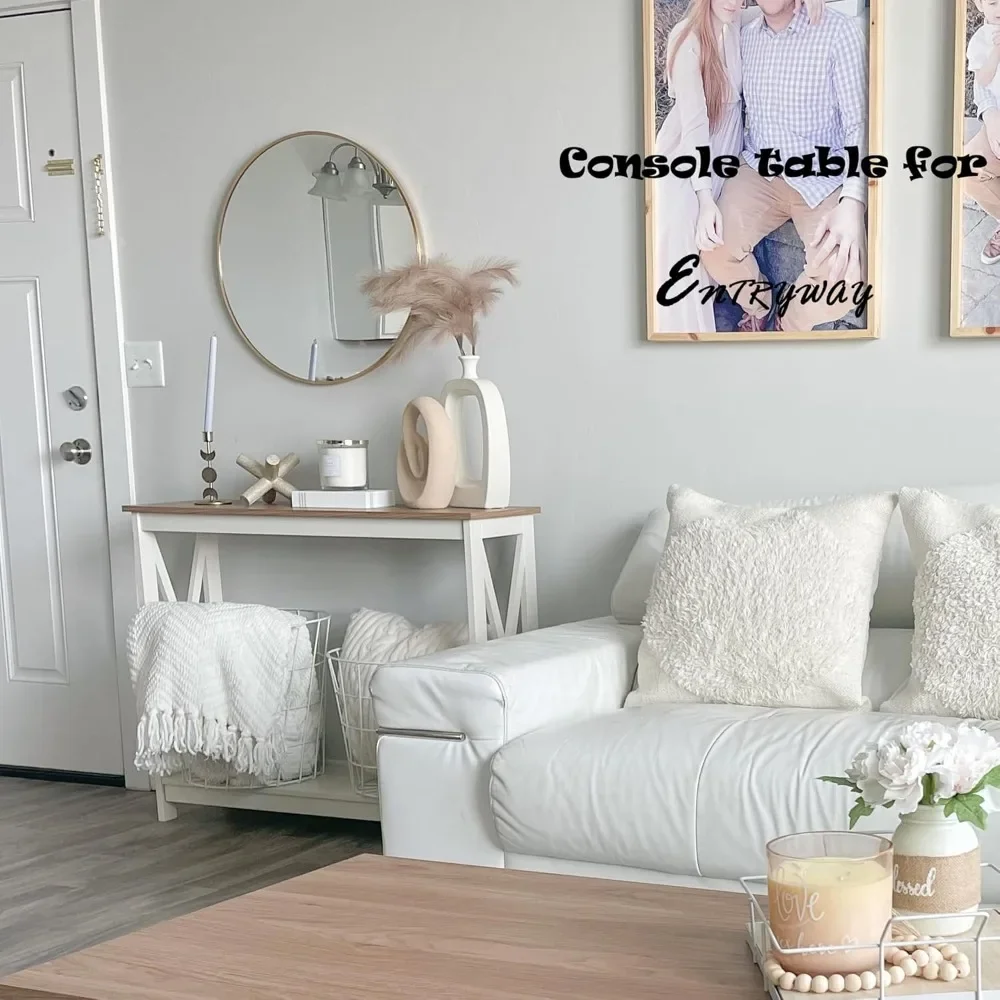 Console Tables for Entryway - Narrow Sofa Tables for Living Room, Entryway Table 2