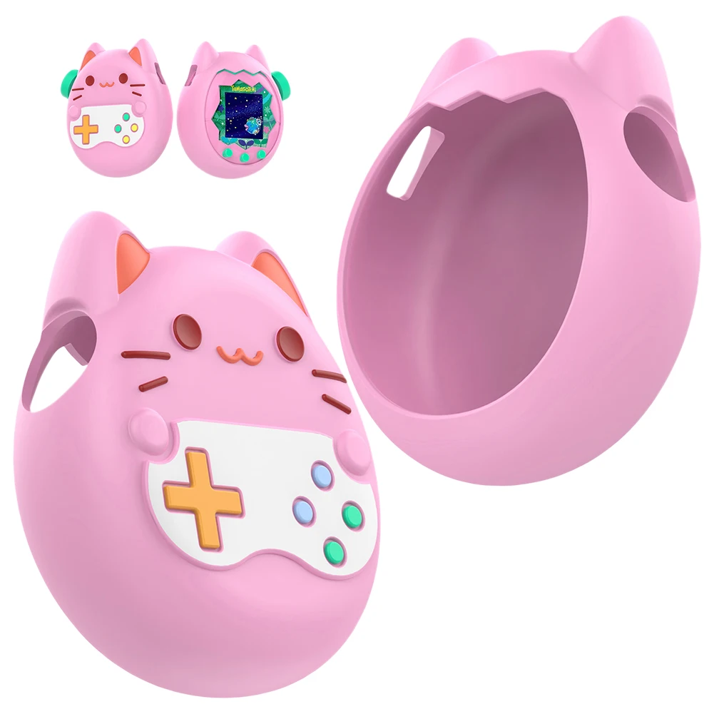 For Tamagotch Paradise Silicone Protective Case Anti-Scratch Soft Liquid Silicone Cover Virtual Electronic Pet Protective Case