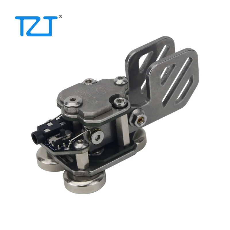 TZT HAMCUBE PRO 휴대용 HAM CW 트레이너 모스 코드 트레이너 CN/EN 디코딩(자석 베이스 포함) 듀얼 패들 전신 키