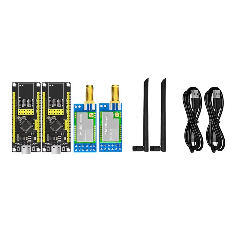 ABNR DX-LR30-900M22SP(T1) SX1262 22Dbm Lora 무선 모듈 850Mhz- 930Mhz 8KM 장거리 SMD RF 모듈 전원 공급 장치