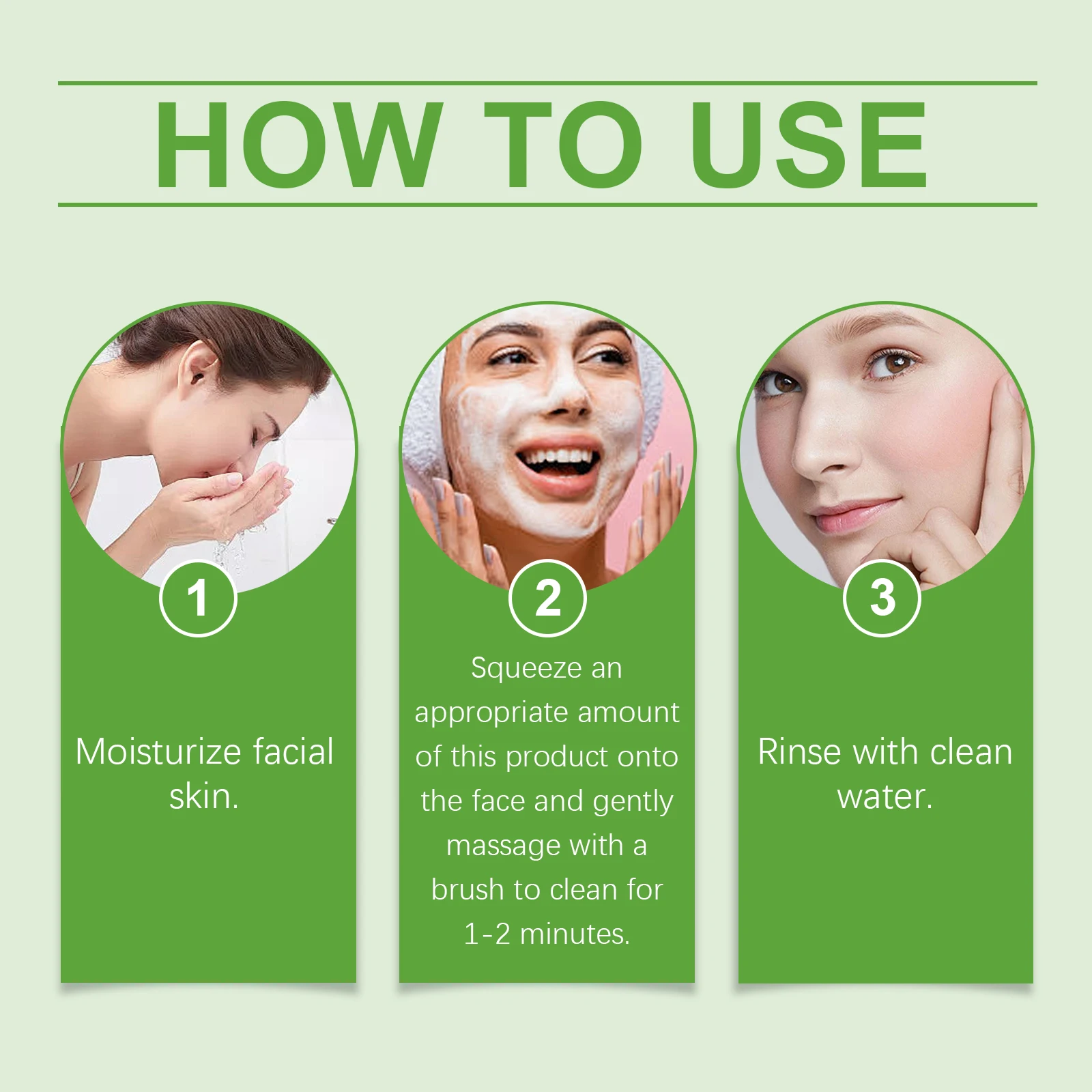 VC fig pomegranate green tea foam cleanser foam delicate and gentle clear and refreshing not tight deep cleansing