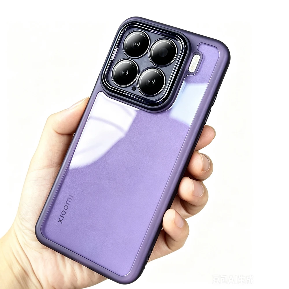 Shockproof Soft Silicone Matte Camera Cover - TPU Clear Shell