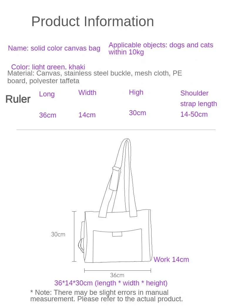 Breathable Pet Backpack Carrier for Small Dogs Cats Single Shoulder Strap Bag Portable Dog Cat Carrier for Outdoor Adventures