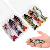 3PCS/Box Fishing Wobbler Lifelike 7 Segment Swimbait Crankbait Hard Bait Slow 10cm/15g Isca Artificial Lures Fishing Tackle 1