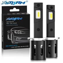 XSTORM-H1 LED 헤드라이트 전구 H3 Led 램프 미니 20000LM 6500K CSP 자동차 안개등 12V, 아주 밝은 하이, 로우 빔