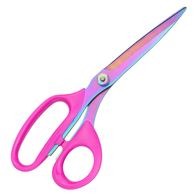 Left Handed Fabric Scissors 10in Professional Heavy Duty Dressmaking Shears  For Leather Sewing Embroidery Home Sewing Accessorie