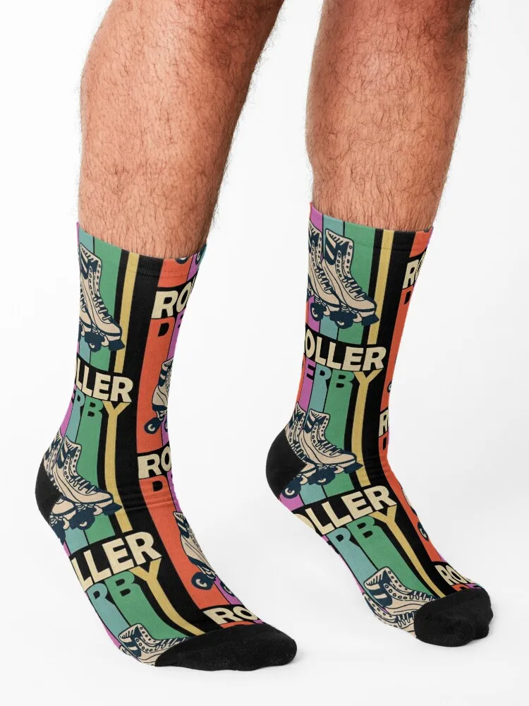 Roller Derby - Skate Socks winter thermal loose fashionable Socks Women Men's