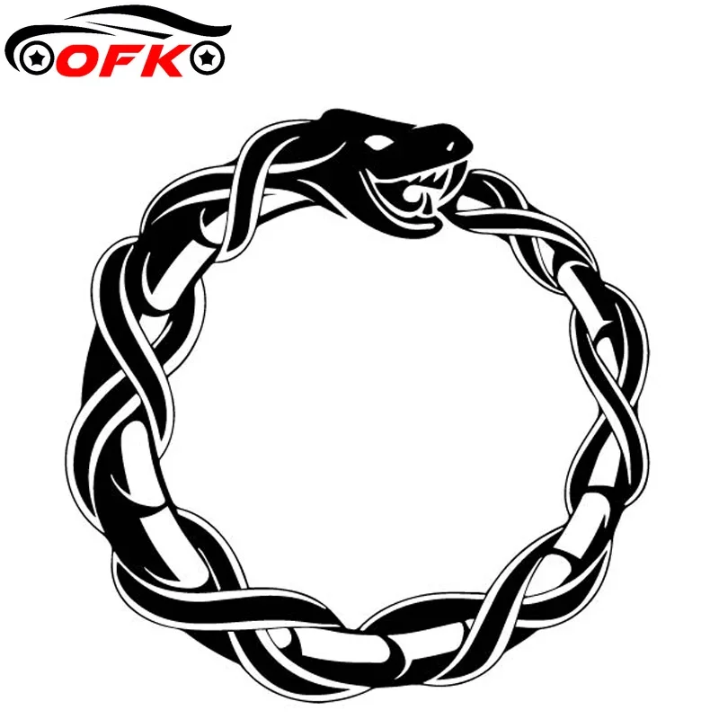 

Hot Sell Snake Fashion Decor Car Door Sticker PVC Decal Accessories Black/Silver 16CM*16CM