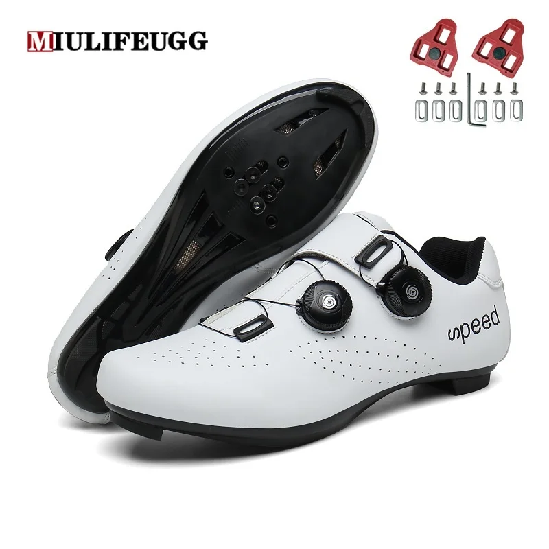 Cycling Shoes Men MTB Clits Route SPD Road Dirt Bike Speed Flat Sneaker Racing Women Cleat