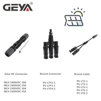 GEYA – 5 paires de connecteurs solaires mâles et femelles 30a 45a, connecteurs de branches de panneaux solaires pour câble PV 2.5/4/6 mm2 1000VDC 15000VDC 6
