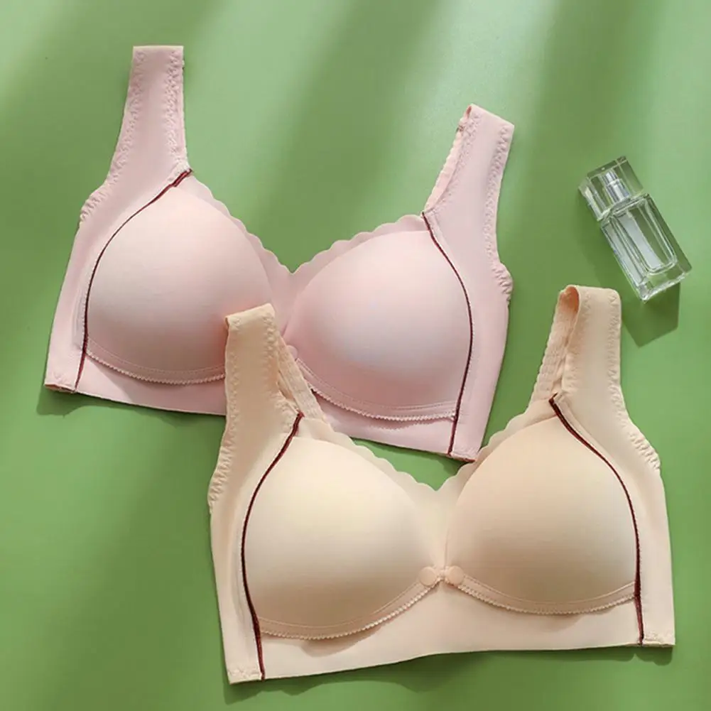 Maternity Nursing Bras Pregnant Women Lingerie Breastfeeding Hot No Rims Front Closure Breast Feeding Bras Large Size Brassiere