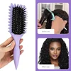 Women's Hair Comb Hollow Shaped Curly Hair Comb Multi Functional Scalp Massage And Anti-static Fluffy Hair Brush Hairstyle Tools 2