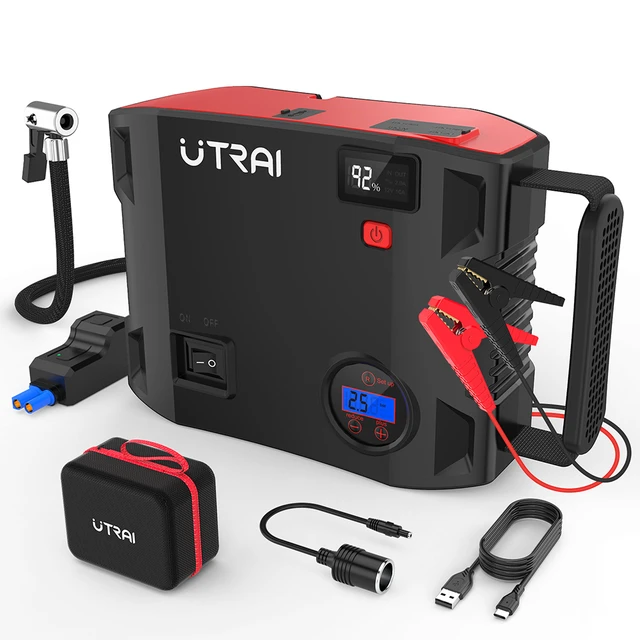 UTRAI Jump Starter Power Bank 2000A /1000A Portable Car Battery Starter For  12V Car Emergency Booster Starter Starting Device - AliExpress