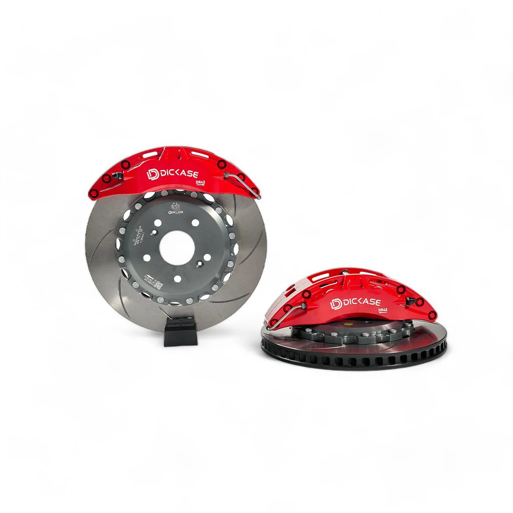 High quality 4 piston with 330*28mm drilled with brake kits brake pad disc 17 18 inch for Toyota Highlander