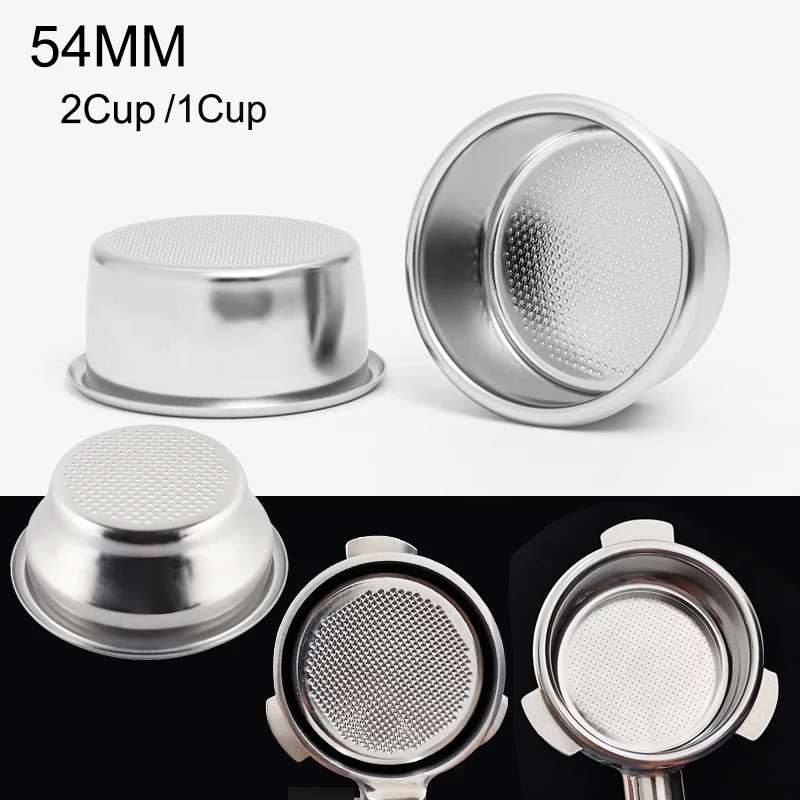 304Stainless Steel 54mm 1Cup/2Cup Basket Precision 20 g Filter Compatible For Espresso machines