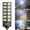 High Power Solar Lights Led Lights Outdoor Most Powerful Outdor Solar Lamp 3 Mode Remote Control Waterproof Garden Street Lamps 4