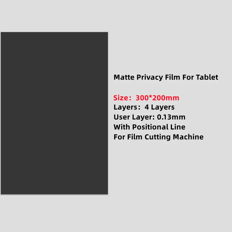 20pcs TPU Hydrogel Film For iPad 9.7 10.5 Pro 11 Inch Tablet Laptop Front HD/Matte/Privacy Screen Protector Cutting Machine Plot