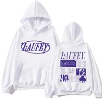 2024 Laufey Tour Hoodie Harajuku Hip Hop Hooded Pullover Man Woman Sweatshirt Autumn Winter Long Sleeves Casual Loose Streetwear 2