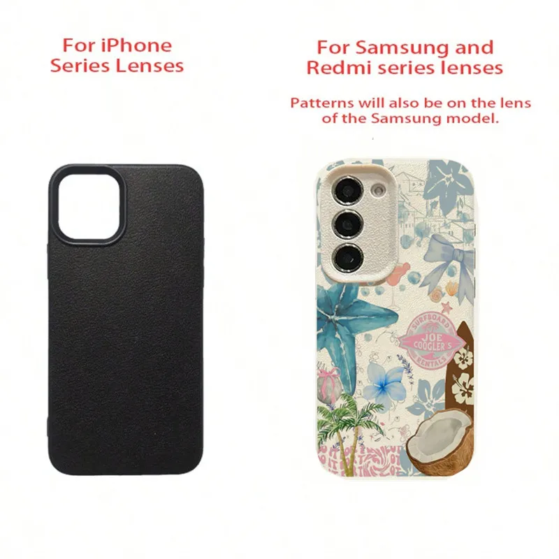 Tropical Ocean Coconut Starfish Shell Soft Phone Case Cover