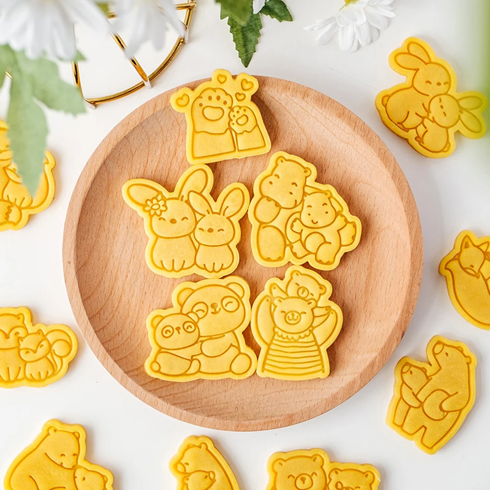 Cookie cutter baking mold cookie mould cartoon animal cookie mold embossing mold candy cookie DIY baking tool