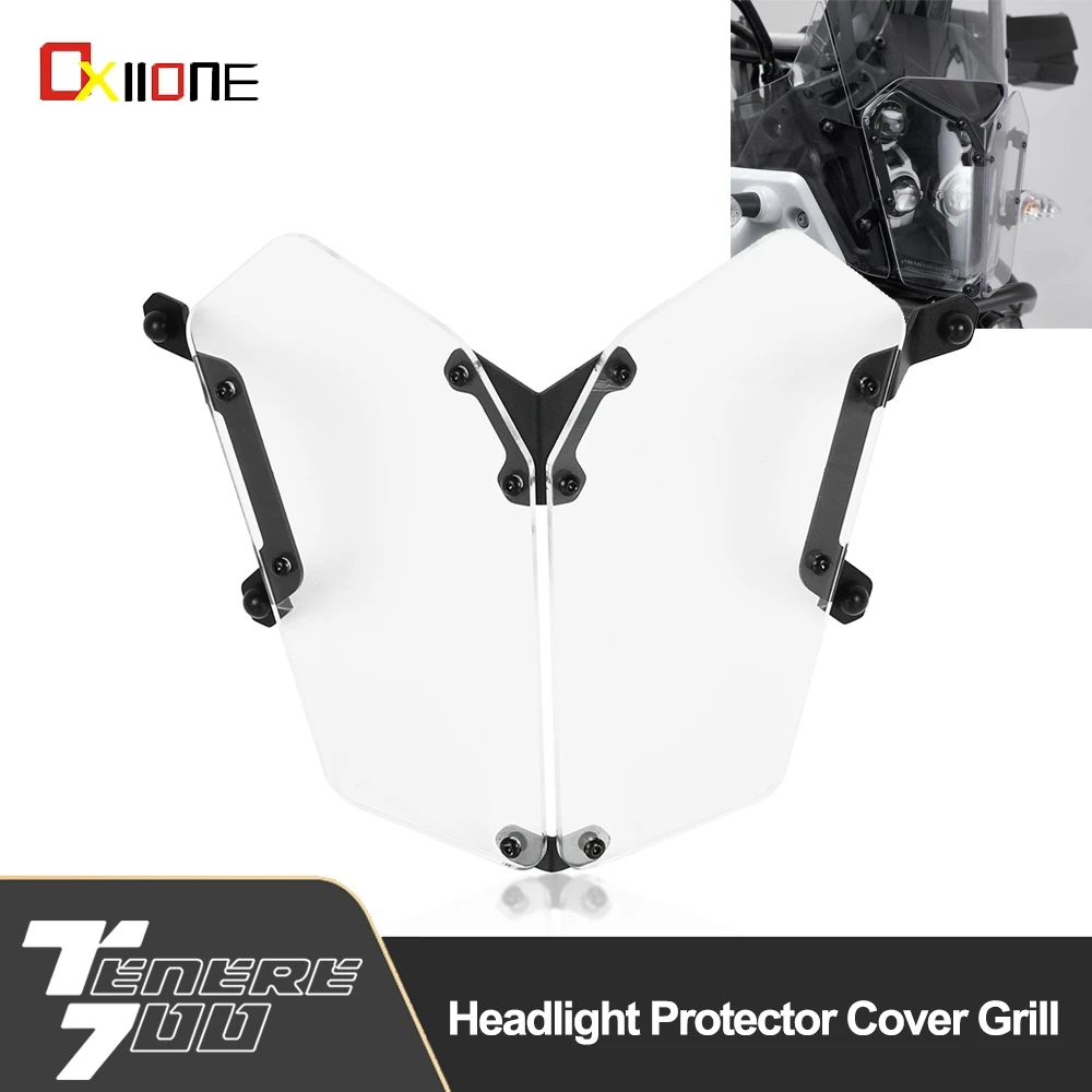 

Motorcycle Headlight Protector Cover Grill Parts For Yamaha Tenere 700 Tenere700 XTZ700 XTZ690 Tenere 2019 2020 2021 Accessories