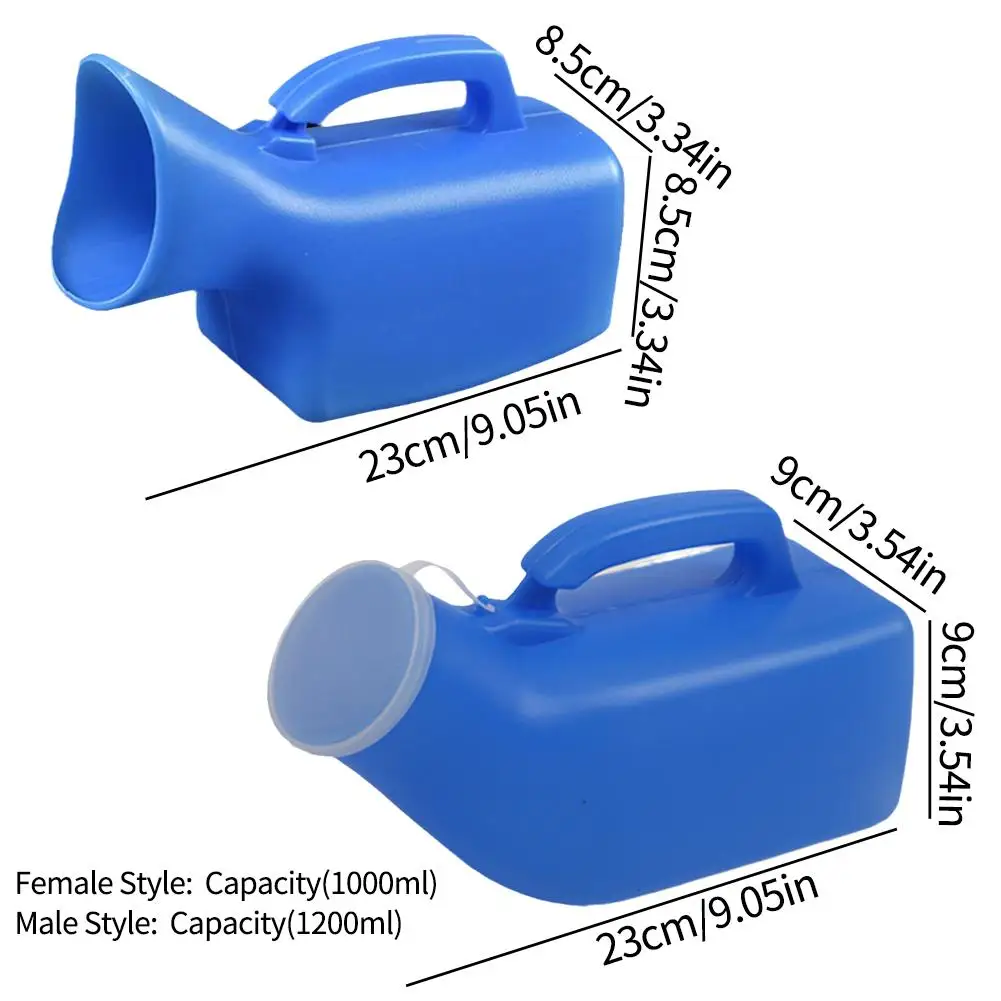 1000/1200ML Portable Plastic Mobile Urinal Toilet Aid Bottle For Women Men Journey Travel Kit Outdoor Camping Car Urine Bottle