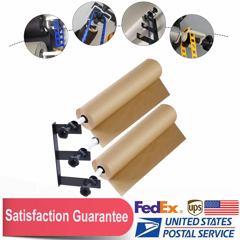 

3 Roller Photography Backdrop Wall Mount Manual Background Roller Support System