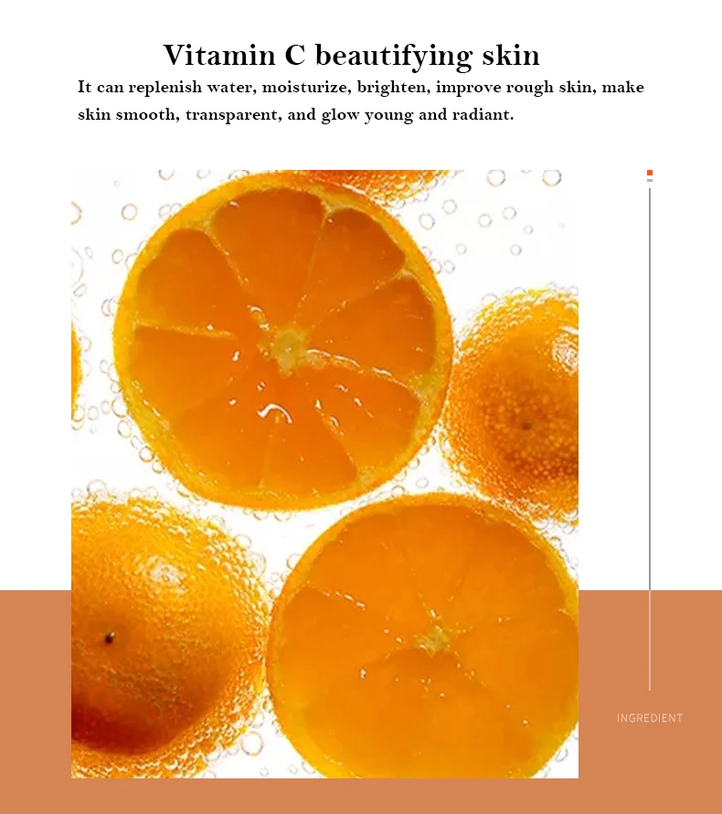 BIOAQUA Vitamin C Serum For Face Moisturizing Brightens Skin Repair Smooth Facial Essence Serum Facial Care Skincare Products