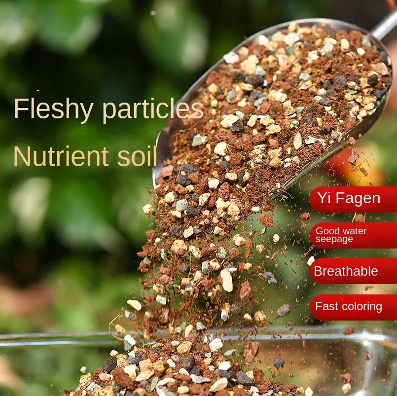 

1kg Nutrient Soil Particles for Succulent Soil, Imported Peat Leaf Planting, Meat Paving Stone, Pure Particle Flower