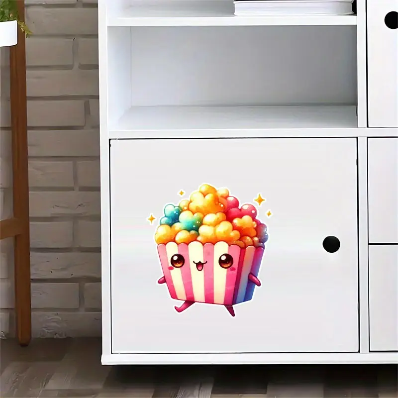 Kawaii Food Sticker Wall Stickers Kitchen Decoration Dining Room Living Room Cabinet Refrigerator Home Decoration Stickers M1137