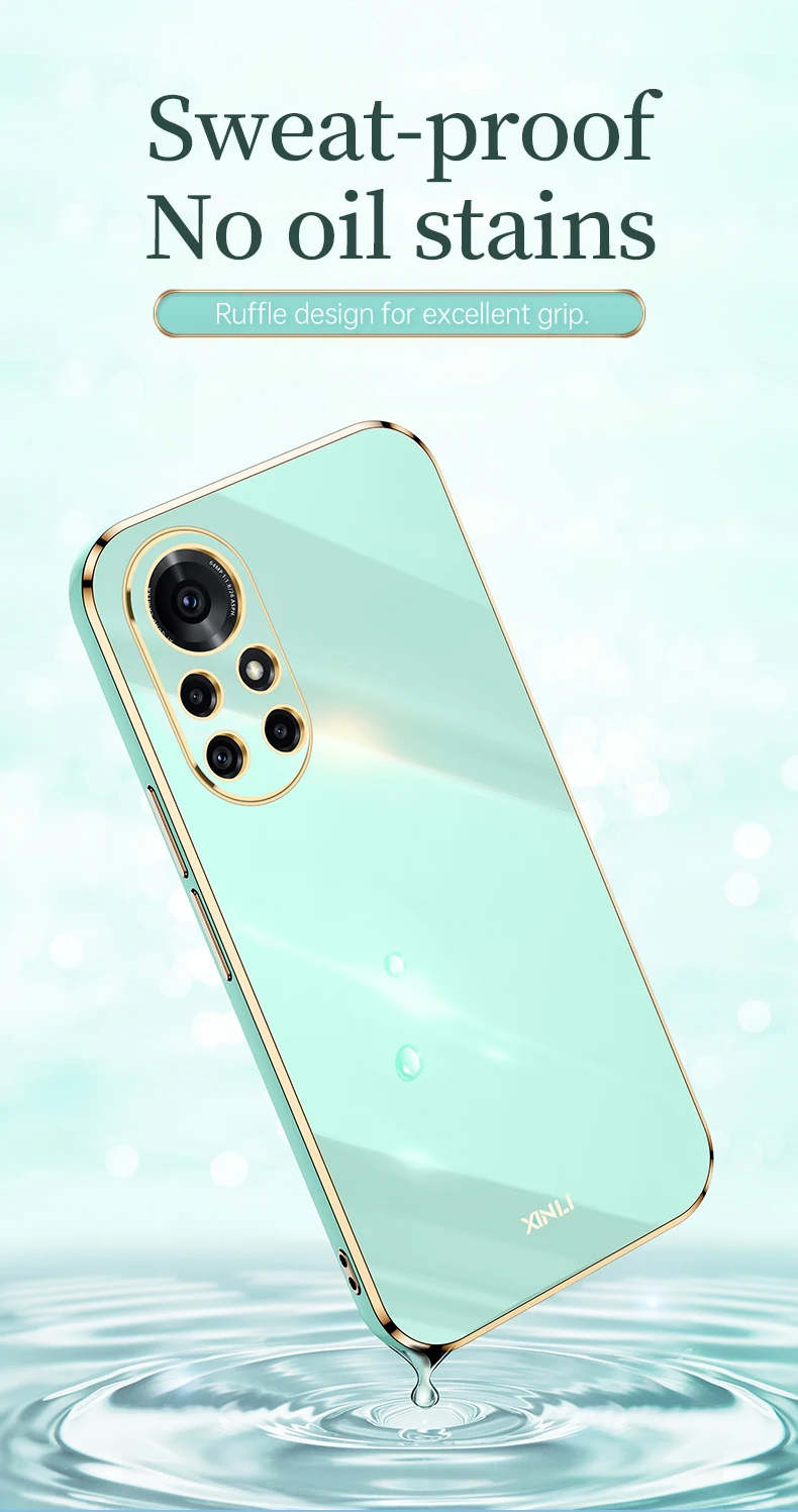 Bling Soft Shockproof Cover Square Luxury Plating Phone Case 3D Laser do Huawei P30 LITE P40 P50 PRO Nova 5T 8 8i 9 Pro_voghion.com