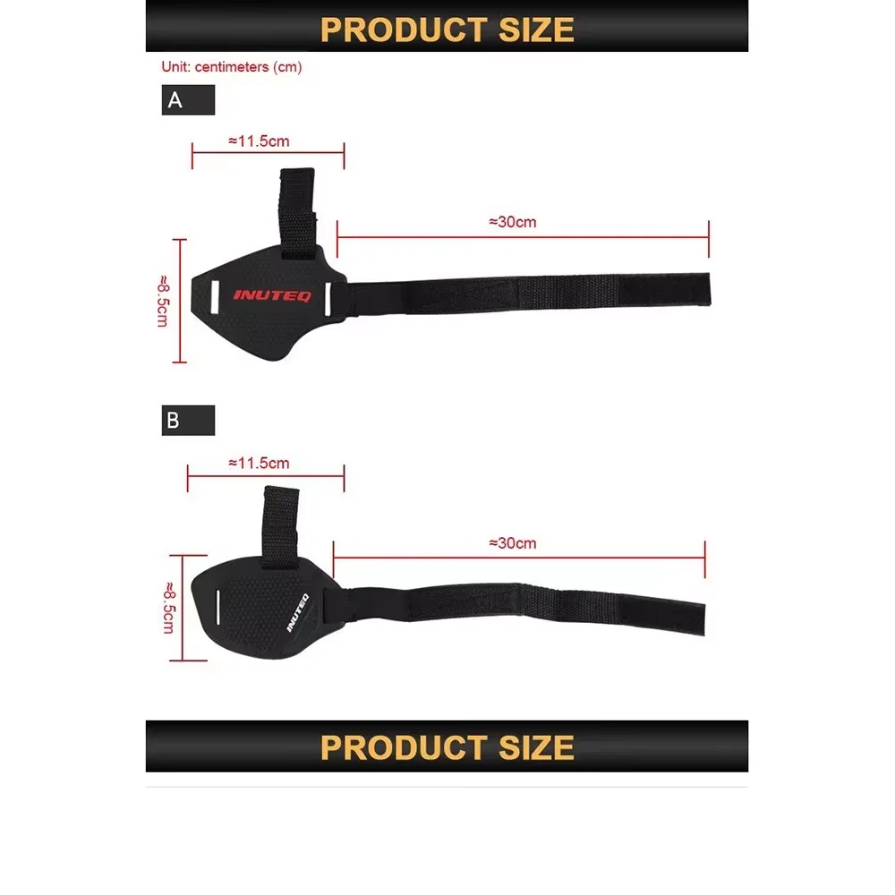 Motorcycle Shift Pad Rubber Boot Protective Cover Adjustable Shifter Shield Anti Slip Pad Shoe Cover Protection