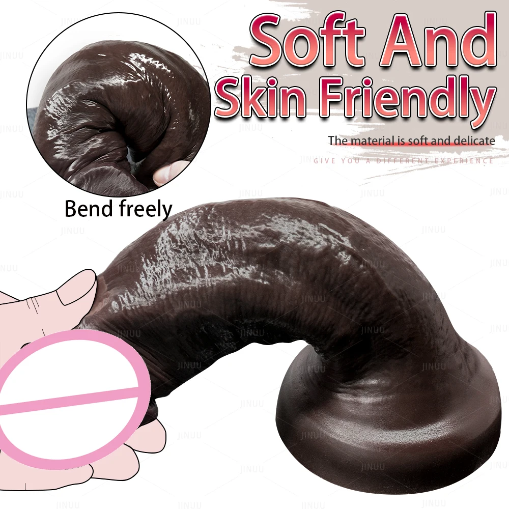 12.79in Huge Dildo Super Soft Silicone Big Penis with Suction Cup Flexible G-spot Strap-On Dildo sex toys For Women men lesbian