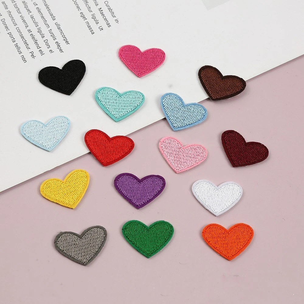 Clothing Accessories Patches Embroidery Heart Patch Small Hearts