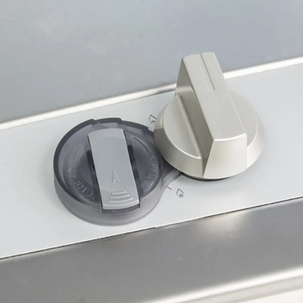 4PCS Conch Style Gas Cooker Oven Stove Switch Knob Protective Covers