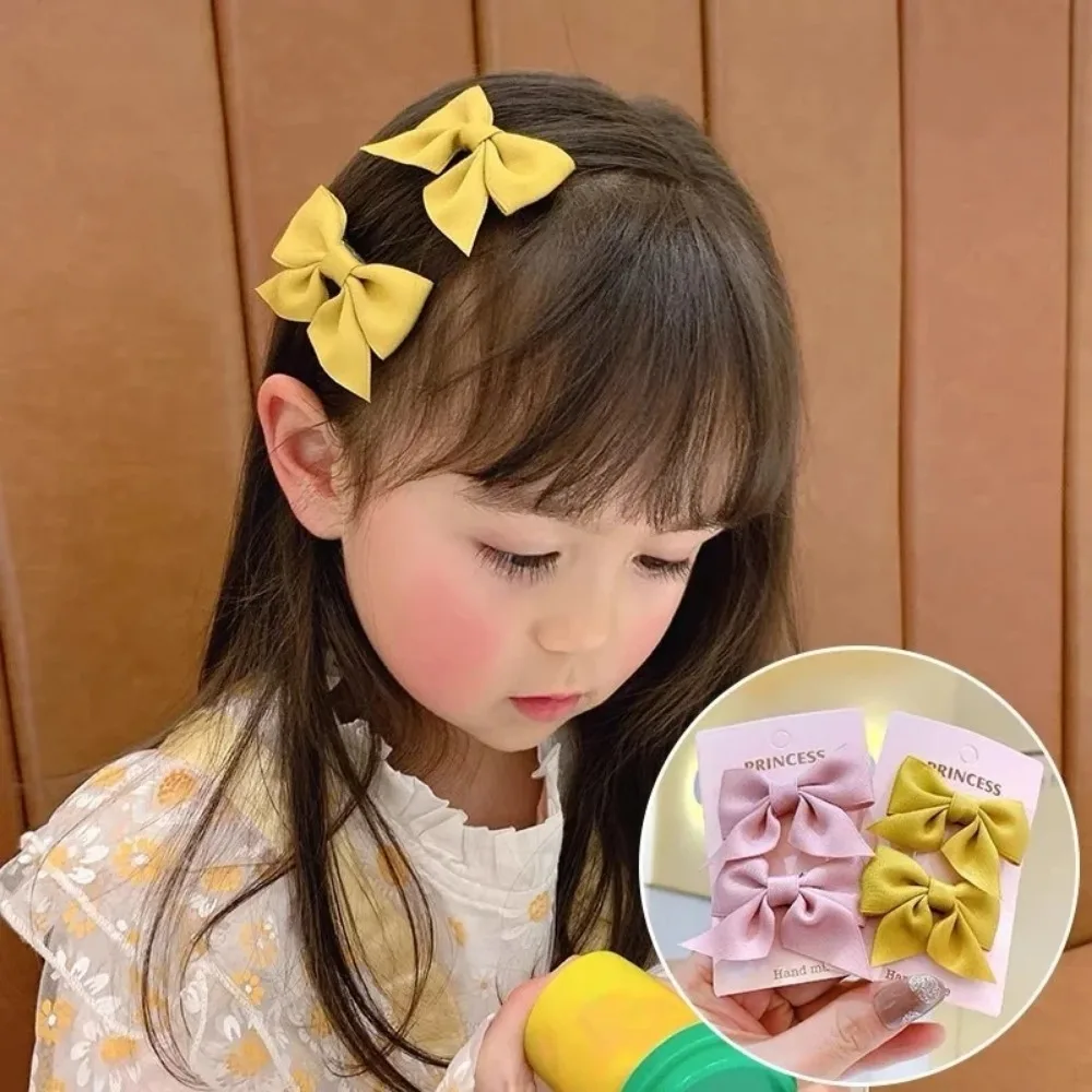 Hair Accessory Bow Headgear Girls Net Red Clips Baby Hairpins Children Hair Clips Gifts