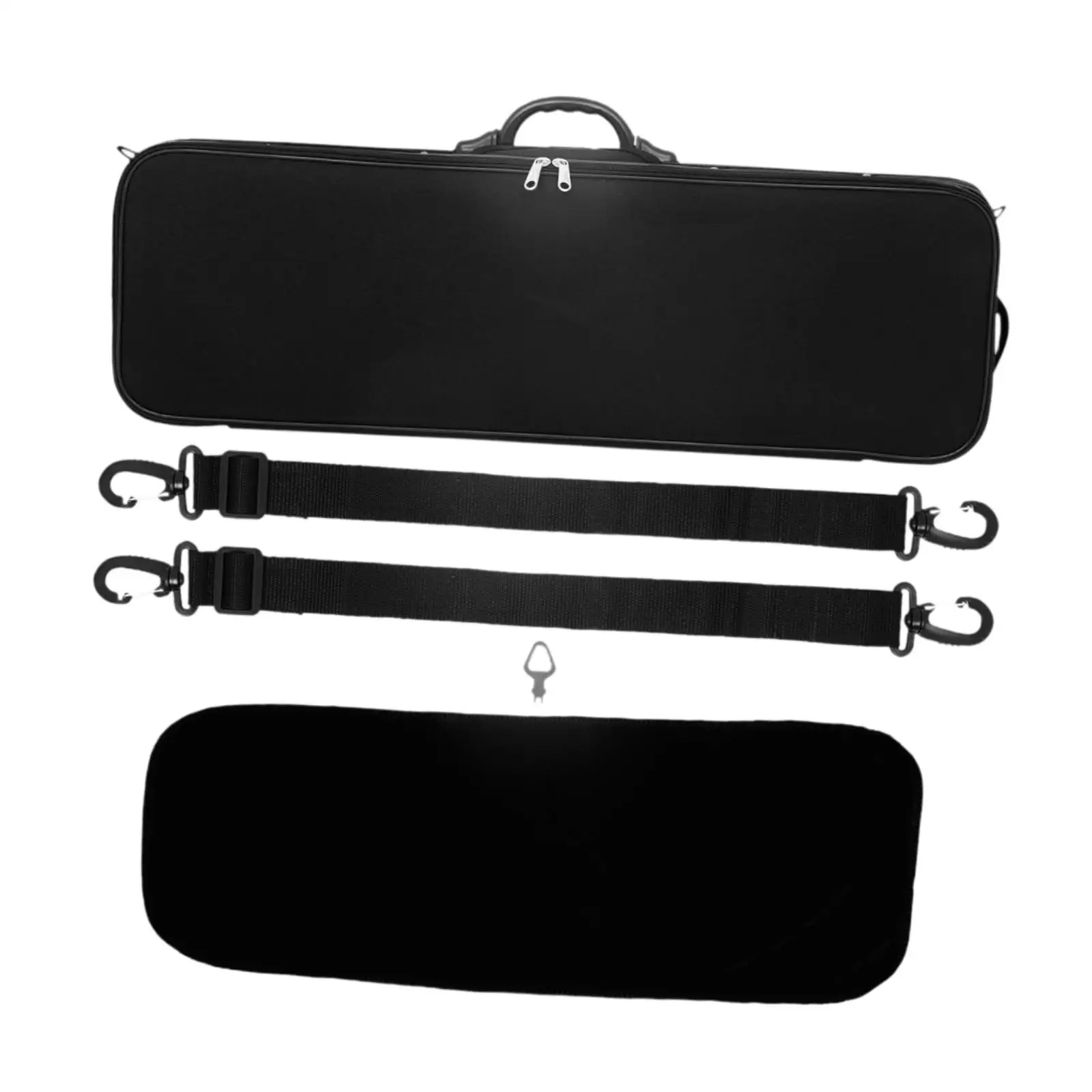 4/4 Violin Case, Violin Storage Box and Straps, Professional Oxford Cloth Carrying Bag with Hygrometer for Players
