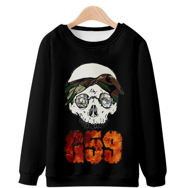 $uicideboy$ G59 Merch Long Sleeve Black Sweatshirt 1