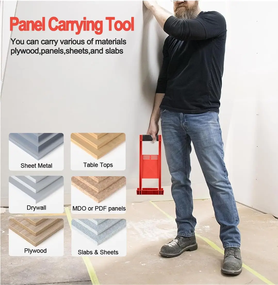 Panel Carrier 80 kg Panel Carrier Plier Load Tool Marble Plasterboard Load Lifter Giant Panel Carrier Carry Tile Tools Wooden Board Extractor
