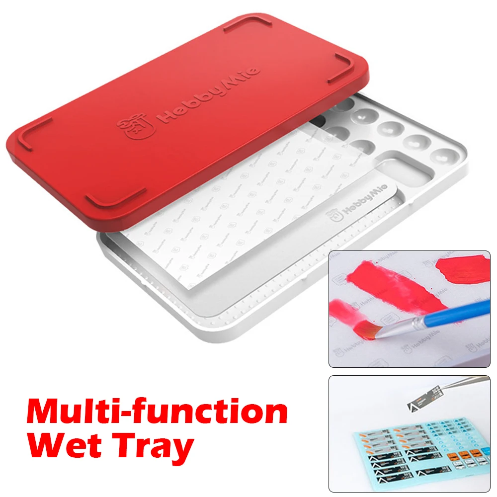 Portable Multi-function Wet Palette for Acrylic Painting Model Coloring Wet  Tray Paint Holder Palette Pigment Moisturizing Box - AliExpress