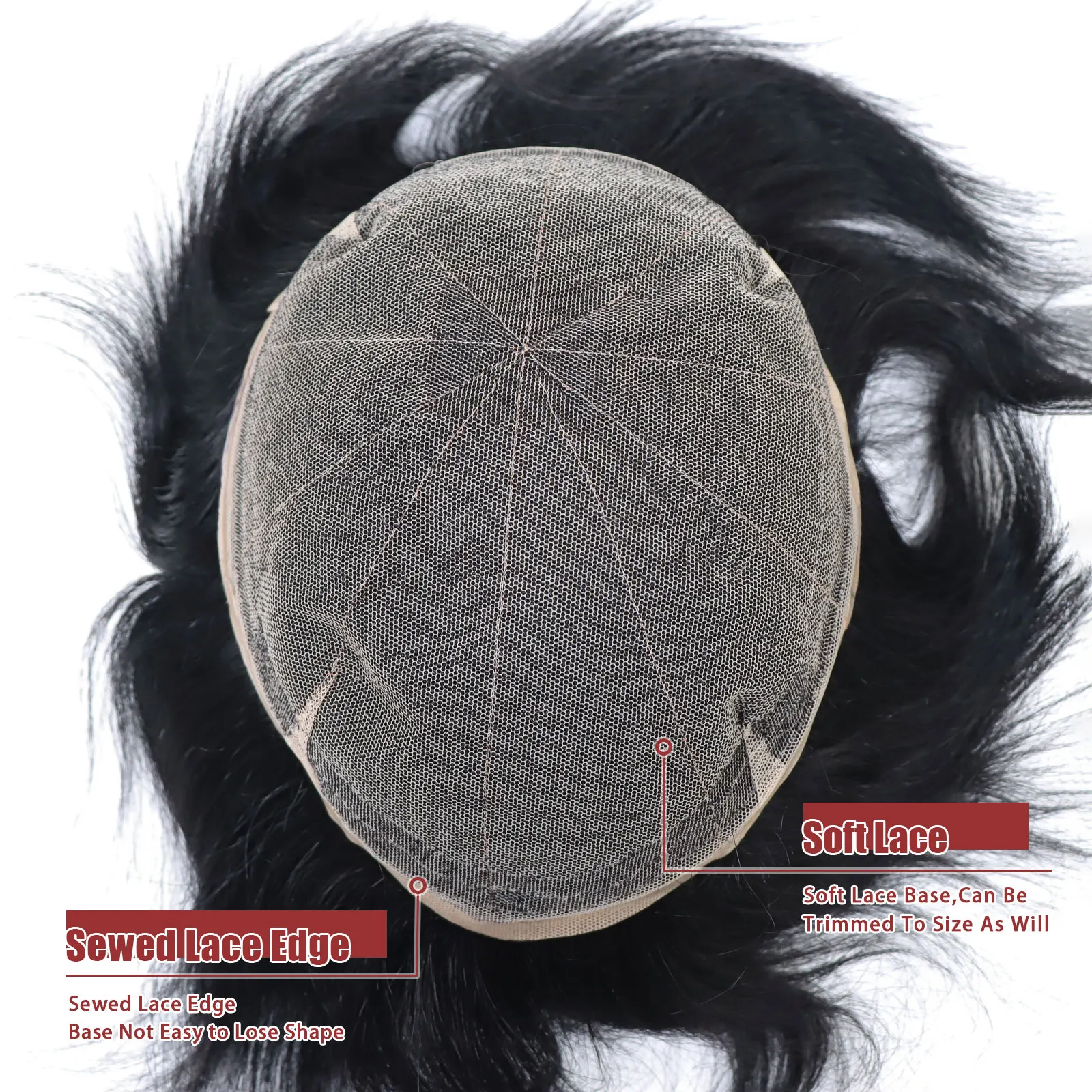 Рисунок 3 - Полностью кружевные 12 мм кудрявые