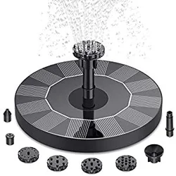 Solar-Powered Decorative Floating Fountain (1W)