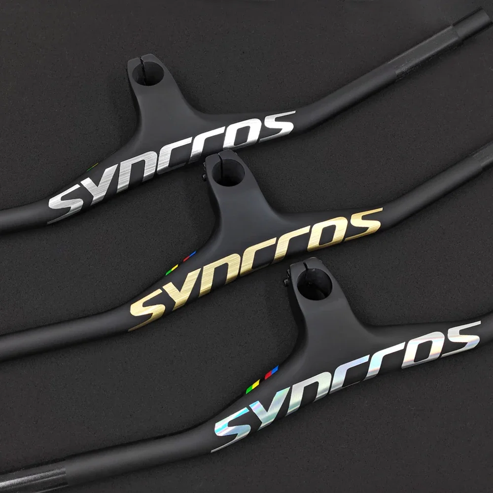 SYNCROS-Integrated Cockpit Handlebar for Mountain Bike, MTB Handlebars, Bicycle Parts, 28.6mm -17 Degree Carbon, 660 ~ 800mm