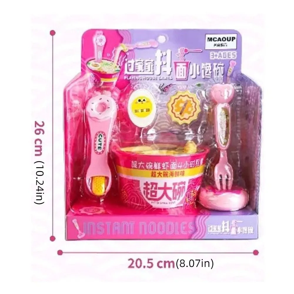Simulated Ramen Feeding Early Education Kitchen Toys Food Feeding Toys Cartoon Desktop Ornament Play House Toys Children's