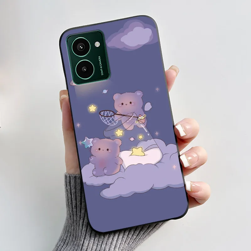 Cute Cartoon Soft Silicone Phone Case - Protective & Durable Cover
