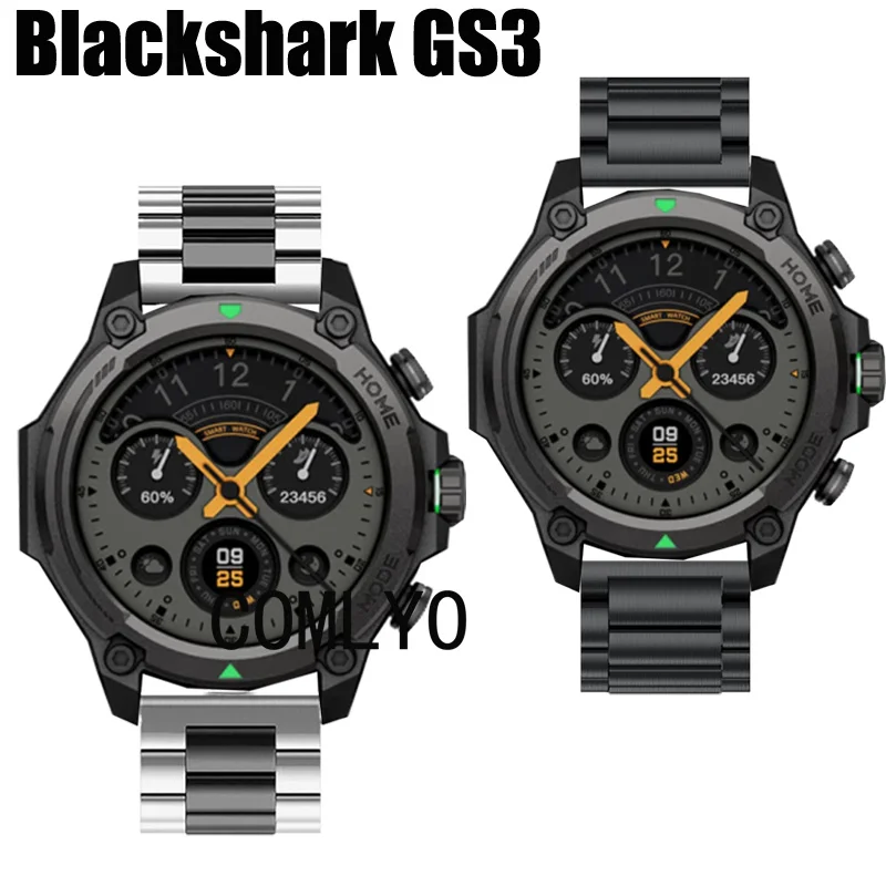 

For Blackshark GS3 Strap Smart Watch Metal Stainless Steel Adjustable Band Bracelet Luxurious Belt For Women men