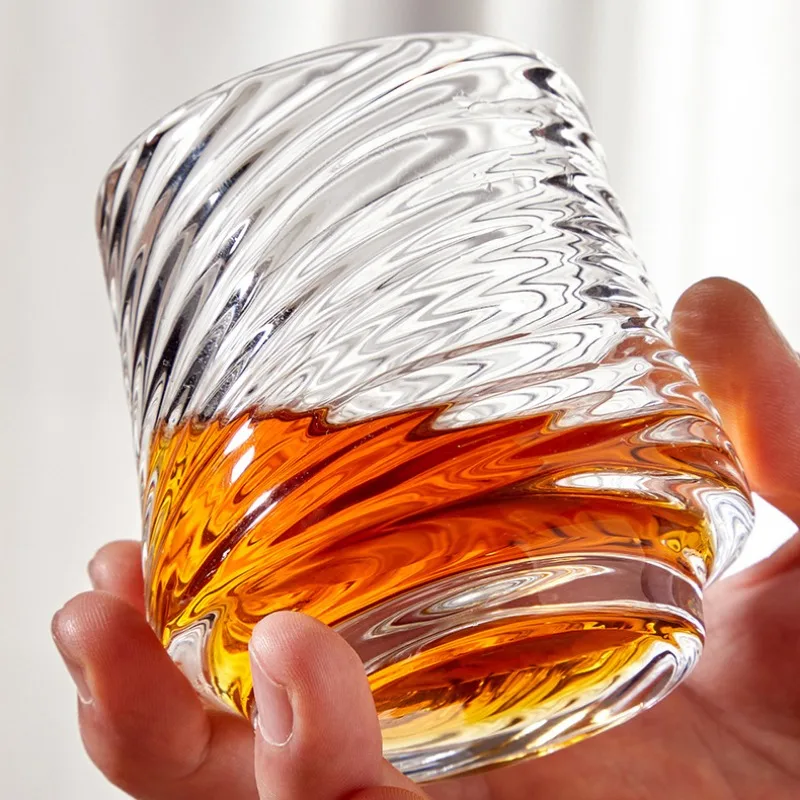 150ml Glass Whiskey Cups Home Creative Beer Glass Crystal Cup Wine Pattern Whisky Cup XO Brandy Drinking Glasses Wineglass