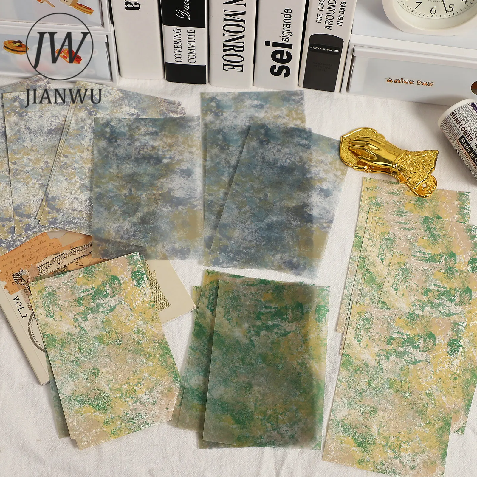 JIANWU 30 Sheets Blank Diary Series Vintage Border Decor Material Paper  Creative DIY Junk Journal Scrapbook Collage Stationery - AliExpress